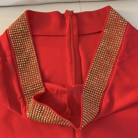 Bandage Set 2 Pieces Strap Sleeveless Bustiers And Long  Trousers - Picture 14 of 14